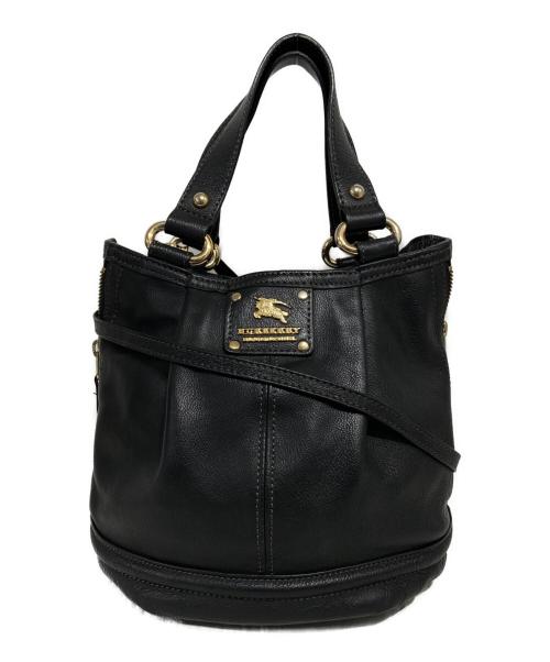 BURBERRY BLUE LABEL（バーバリー ブルー レーベル）BURBERRY BLUE LABEL (バーバリー ブルー レーベル) 2WAYショルダーバッグ ブラックの古着・服飾アイテム
