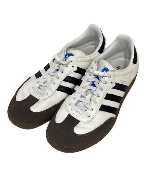 adidas（アディダス）adidas (アディダス) Samba OG ホワイト×ブラウン サイズ:24の古着・服飾アイテム