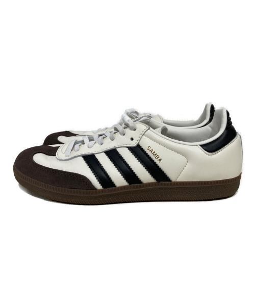 adidas（アディダス）adidas (アディダス) Samba OG ホワイト×ブラウン サイズ:24の古着・服飾アイテム