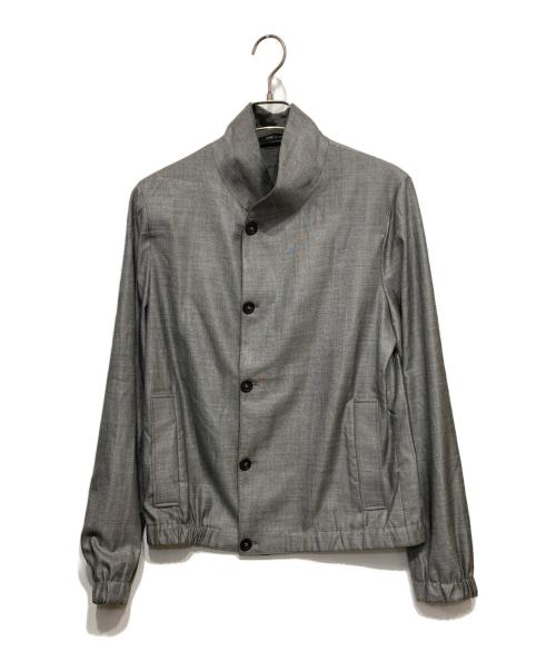 EMPORIO ARMANI（エンポリオ アルマーニ）EMPORIO ARMANI (エンポリオ アルマーニ) ウールシルクジャケット グレー サイズ:48の古着・服飾アイテム