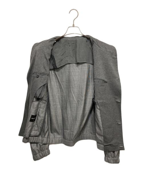 EMPORIO ARMANI（エンポリオ アルマーニ）EMPORIO ARMANI (エンポリオ アルマーニ) ウールシルクジャケット グレー サイズ:48の古着・服飾アイテム