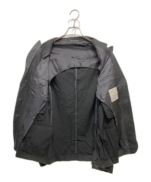 Yohji Yamamoto pour homme（ヨウジヤマモト プールオム）Yohji Yamamoto pour homme (ヨウジヤマモト プールオム) 14SS 雨濡れセットアップ ブラック サイズ:3の古着・服飾アイテム