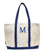 L.L.Beanエルエルビーン）の古着「BOAT AND TOTE M刺繍ロゴバッグ」｜ホワイト