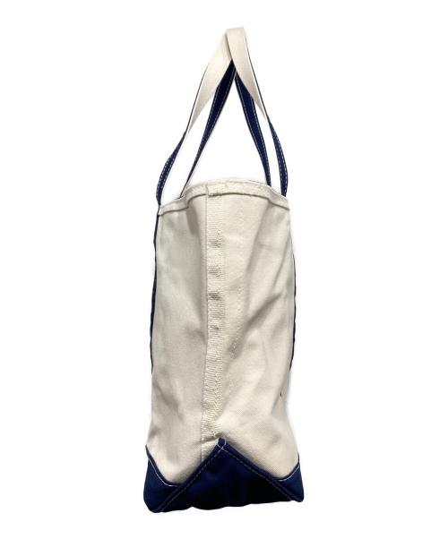 L.L.Bean（エルエルビーン）L.L.Bean (エルエルビーン) BOAT AND TOTE M刺繍ロゴバッグ ホワイトの古着・服飾アイテム