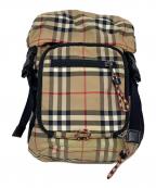 BURBERRYバーバリー）の古着「ナイロンノバチェックボディーバッグ」｜ベージュ