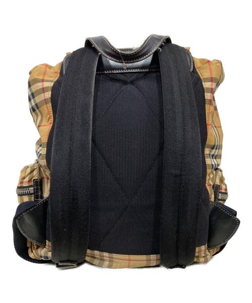 BURBERRY（バーバリー）BURBERRY (バーバリー) ナイロンノバチェックバックパック ベージュの古着・服飾アイテム