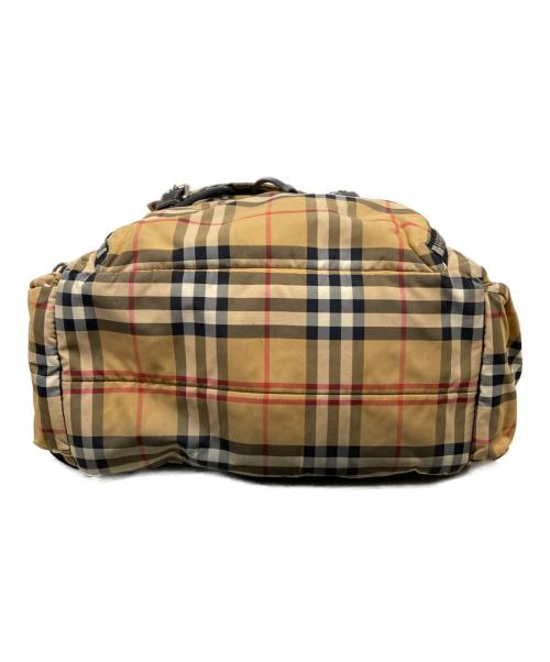 BURBERRY（バーバリー）BURBERRY (バーバリー) ナイロンノバチェックバックパック ベージュの古着・服飾アイテム