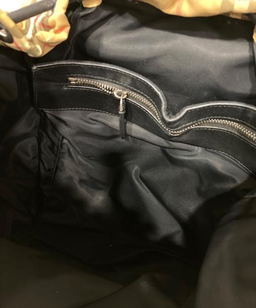 BURBERRY（バーバリー）BURBERRY (バーバリー) ナイロンノバチェックバックパック ベージュの古着・服飾アイテム