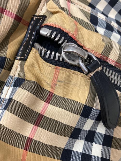 BURBERRY（バーバリー）BURBERRY (バーバリー) ナイロンノバチェックバックパック ベージュの古着・服飾アイテム