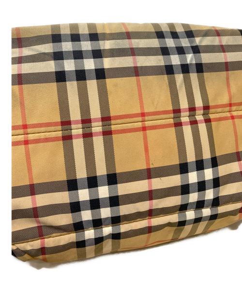 BURBERRY（バーバリー）BURBERRY (バーバリー) ナイロンノバチェックバックパック ベージュの古着・服飾アイテム
