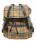 BURBERRY（バーバリー）の古着「ナイロンノバチェックバックパック」｜ベージュ