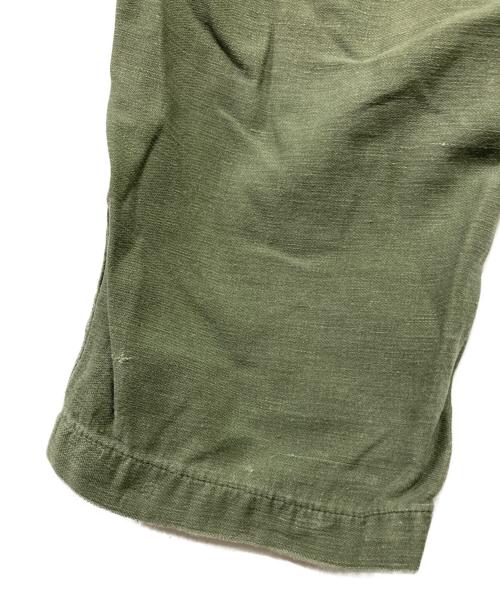 US ARMY（ユーエスアーミー）US ARMY (ユーエスアーミー) 70s ベイカーファティーグパンツ グリーン サイズ:30×31の古着・服飾アイテム