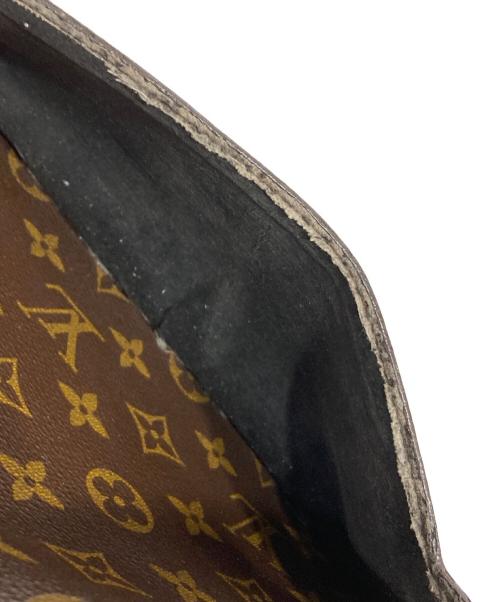 LOUIS VUITTON（ルイ ヴィトン）LOUIS VUITTON (ルイ ヴィトン) モノグラム ポシェットオム クラッチバッグ ブラウンの古着・服飾アイテム