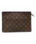 LOUIS VUITTON（ルイ ヴィトン）の古着「モノグラム ポシェットオム クラッチバッグ」｜ブラウン