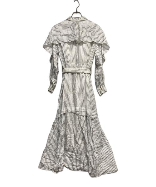 HER LIP TO（ハーリップトゥ）HER LIP TO (ハーリップトゥ) シャツワンピース ホワイト サイズ:Sの古着・服飾アイテム