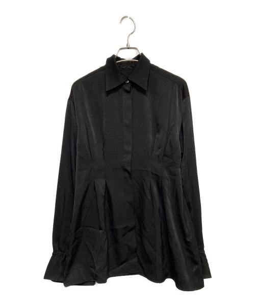 TEECHI（ティーチ）TEECHI (ティーチ) インバーテッドタックブラウス ブラック サイズ:36の古着・服飾アイテム