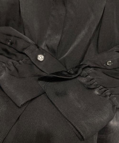 TEECHI（ティーチ）TEECHI (ティーチ) インバーテッドタックブラウス ブラック サイズ:36の古着・服飾アイテム