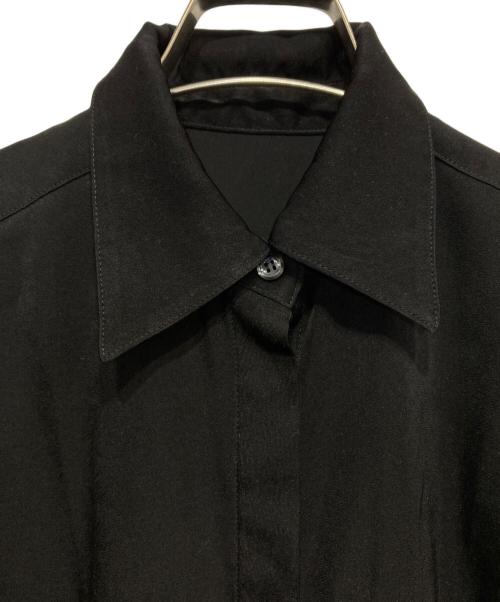 TEECHI（ティーチ）TEECHI (ティーチ) インバーテッドタックブラウス ブラック サイズ:36の古着・服飾アイテム