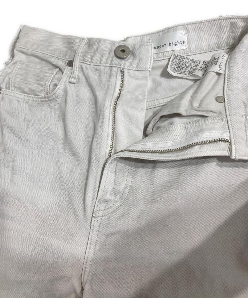 upper hights（アッパーハイツ）upper hights (アッパーハイツ) THE NIECE デニムパンツ ホワイト サイズ:21の古着・服飾アイテム
