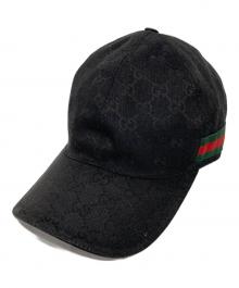 GUCCI（グッチ）の古着「キャップ」｜ブラック