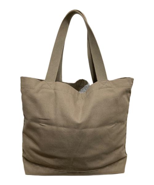 maison kitsune（メゾンキツネ）maison kitsune (メゾンキツネ) STUNT FOX TOTE ベージュの古着・服飾アイテム