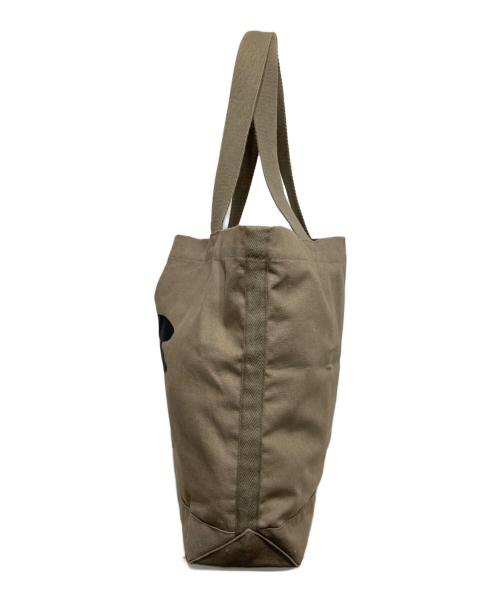 maison kitsune（メゾンキツネ）maison kitsune (メゾンキツネ) STUNT FOX TOTE ベージュの古着・服飾アイテム