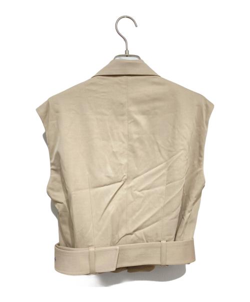 BASILE 28（バジーレ28）BASILE 28 (バジーレ28) ヴィスコースウールツイル ジレロ ベージュ サイズ:9の古着・服飾アイテム