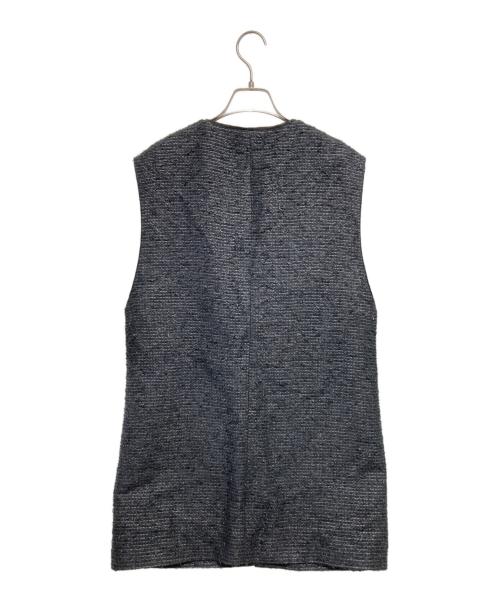 BASILE 28（バジーレ28）BASILE 28 (バジーレ28) 和紙カラミ ジレ ブラック サイズ:9の古着・服飾アイテム