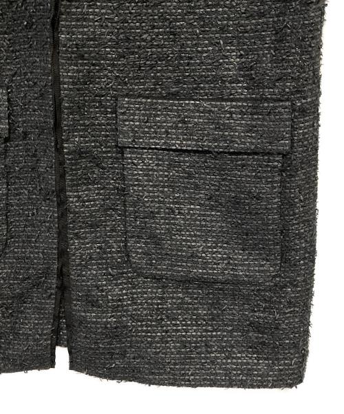 BASILE 28（バジーレ28）BASILE 28 (バジーレ28) 和紙カラミ ジレ ブラック サイズ:9の古着・服飾アイテム