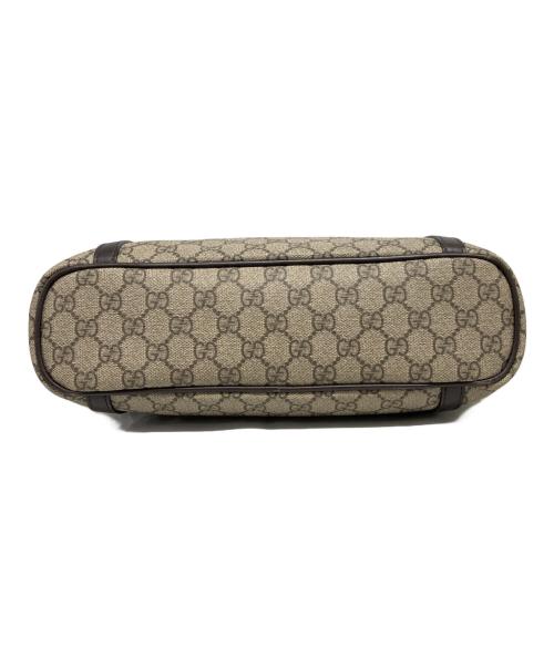 GUCCI（グッチ）GUCCI (グッチ) GGスプリーム 2WAYトートバッグ ブラウンの古着・服飾アイテム