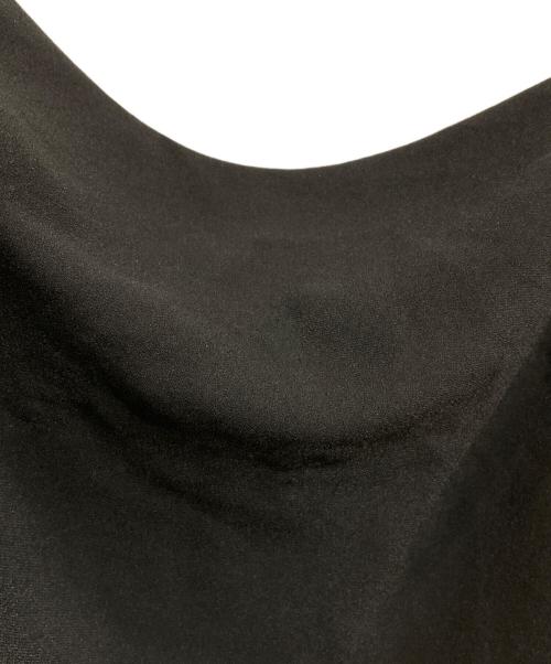 maison celon（メゾンセロン）maison celon (メゾンセロン) asymmetry drape cami dress ブラック サイズ:-の古着・服飾アイテム