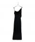 maison celon (メゾンセロン) asymmetry drape cami dress ブラック サイズ:-：10000円