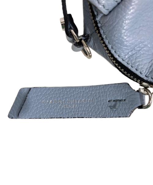 GIANNI CHIARINI（ジャンニ キアリーニ）GIANNI CHIARINI (ジャンニ キアリーニ) アリファSハンドバッグ ブルーの古着・服飾アイテム