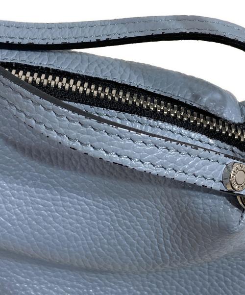 GIANNI CHIARINI（ジャンニ キアリーニ）GIANNI CHIARINI (ジャンニ キアリーニ) アリファSハンドバッグ ブルーの古着・服飾アイテム
