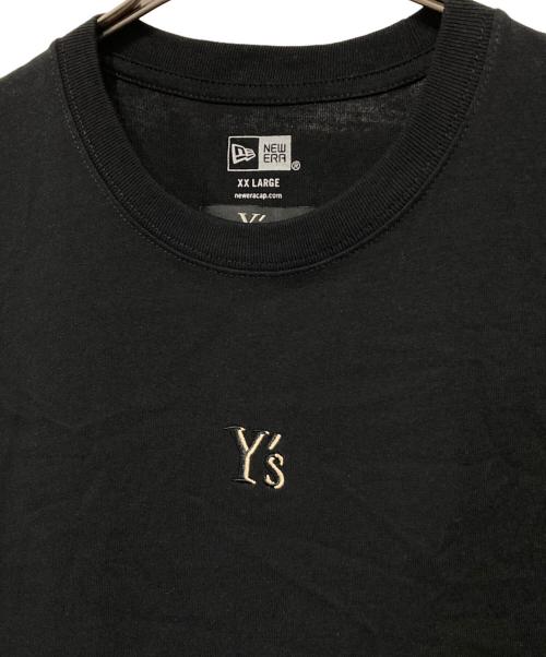 Y's（ワイズ）Y's (ワイズ) New Era (ニューエラ) ミニロゴTシャツ ブラック サイズ:XX LARGE(5)の古着・服飾アイテム