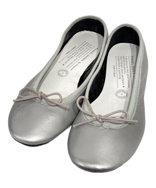 TRAVELSHOES by chausser（トラベルシューズバイショセ）TRAVELSHOES by chausser (トラベルシューズバイショセ) BALLET SHOES シルバー サイズ:36の古着・服飾アイテム