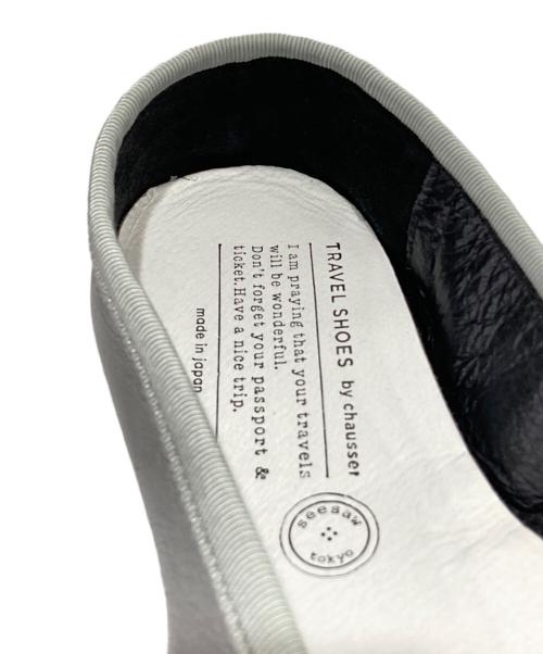TRAVELSHOES by chausser（トラベルシューズバイショセ）TRAVELSHOES by chausser (トラベルシューズバイショセ) BALLET SHOES シルバー サイズ:36の古着・服飾アイテム