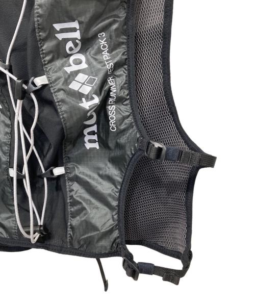 mont-bell（モンベル）mont-bell (モンベル) CROSS RUNNER VEST PACK 3/クロスランナー ベストパック 3 ブラック サイズ:Ｓ/Ｍの古着・服飾アイテム
