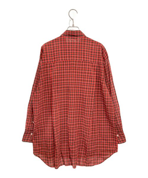 Spick and Span（スピック＆スパン）Spick and Span (スピック＆スパン) コットンボイルチェックシャツ レッド サイズ:-の古着・服飾アイテム