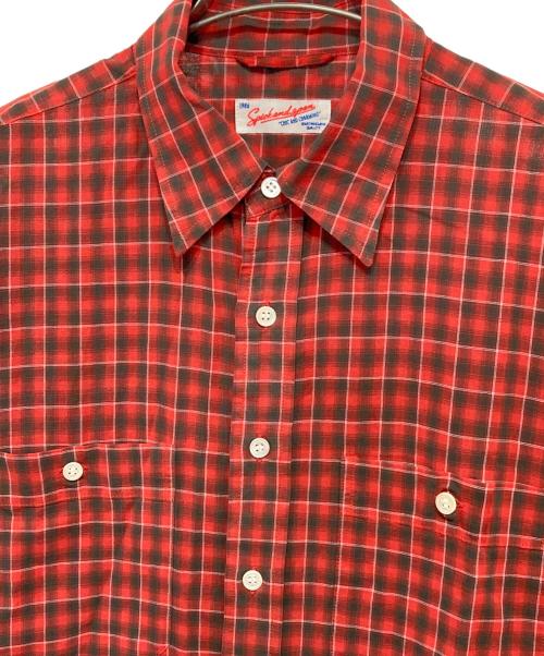 Spick and Span（スピック＆スパン）Spick and Span (スピック＆スパン) コットンボイルチェックシャツ レッド サイズ:-の古着・服飾アイテム