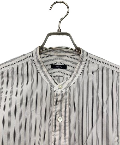 YLEVE（イレーヴ）YLEVE (イレーヴ) バンドカラーシャツ ピンク サイズ:４の古着・服飾アイテム