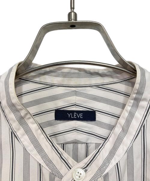 YLEVE（イレーヴ）YLEVE (イレーヴ) バンドカラーシャツ ピンク サイズ:４の古着・服飾アイテム