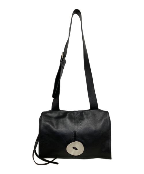 kawa-kawa（カワカワ）kawa-kawa (カワカワ) 【button】斜め掛けショルダーバッグ ブラック サイズ:-の古着・服飾アイテム