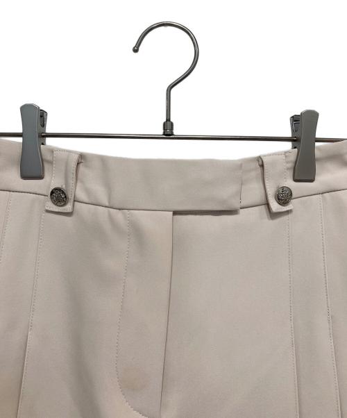 HER LIP TO（ハーリップトゥ）HER LIP TO (ハーリップトゥ) Front Tuck Twill Shorts ベージュ サイズ:Sの古着・服飾アイテム
