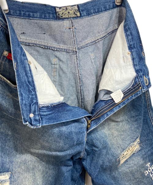 DOG TOWN（ドッグ タウン）DOG TOWN (ドッグ タウン) デニムハーフパンツ インディゴ サイズ:FREEの古着・服飾アイテム