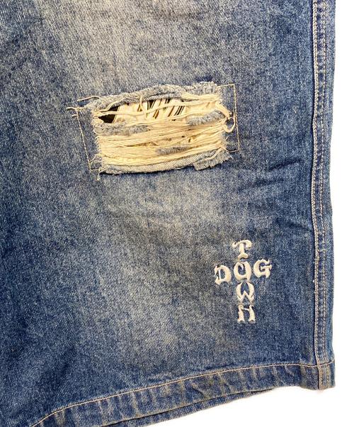 DOG TOWN（ドッグ タウン）DOG TOWN (ドッグ タウン) デニムハーフパンツ インディゴ サイズ:FREEの古着・服飾アイテム