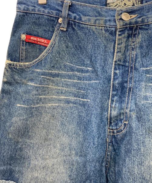 DOG TOWN（ドッグ タウン）DOG TOWN (ドッグ タウン) デニムハーフパンツ インディゴ サイズ:FREEの古着・服飾アイテム