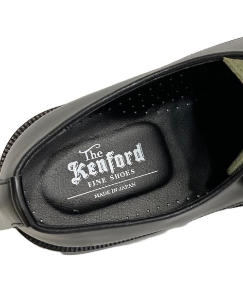 kenford（ケンフォード）kenford (ケンフォード) NEW CLASSIC U-MOC MONK STRAP ブラック×グリーン サイズ:27の古着・服飾アイテム