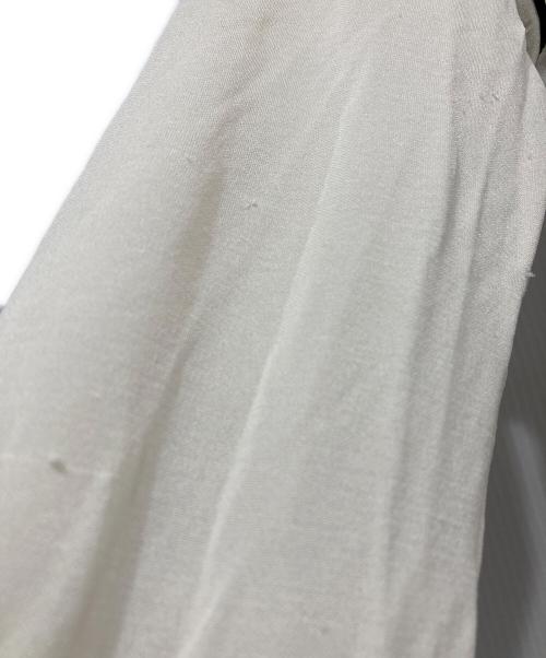 Yohji Yamamoto FEMME（ヨウジヤマモトファム）Yohji Yamamoto FEMME (ヨウジヤマモトファム) ボーダーカットソー ホワイト×ブラック サイズ:Mの古着・服飾アイテム