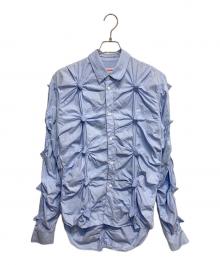 CHARLES JEFFREY LOVERBOY（チャールズ ジェフリー ラバーボーイ）の古着「Blue Spikey Shirt」｜ブルー